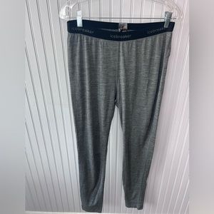 ICE BREAKER GRAY WOMEN’S MERINO 200 THERMAL OASIS LEGGINGS - SIZE XL